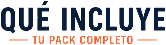 Qué incluye tu pack completo