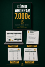Cómo Ahorrar 7.000€ Cobrando Menos de 1.500€ + Pack de Seguimiento y Planificación