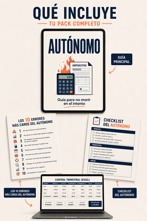 Autónomo, Guía para no Morir en el Intento + Pack de Control Fiscal